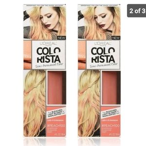 2 Loreal Colorista SEMI permanent hair color Peach